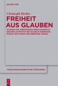 Cover: Freiheit aus Glauben - De Gruyter