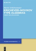 Cover: Krichever-Novikov Type Algebras - De Gruyter
