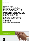 Cover: Endogenous Interferences in Clinical Laboratory Tests - De Gruyter