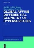 Bild: Global Affine Differential Geometry of Hypersurfaces - De Gruyter