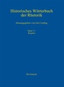 Cover: Historisches Wörterbuch der Rhetorik / Register - De Gruyter Mouton