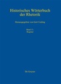 Cover: Historisches Wörterbuch der Rhetorik / Register - De Gruyter