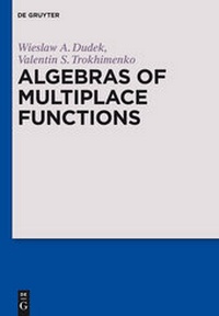 Enlarge image Cover: Algebras of Multiplace Functions - De Gruyter