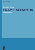 Cover: Frame-Semantik - De Gruyter