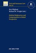 Cover: Medical Malpractice and Compensation in Global Perspective - De Gruyter