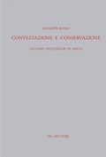 Cover: Contestazione e conservazione - De Gruyter