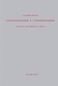Cover: Contestazione e conservazione - De Gruyter