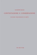 Cover: Contestazione e conservazione - De Gruyter