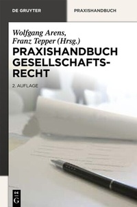 Abbildung von: Praxishandbuch Gesellschaftsrecht - De Gruyter