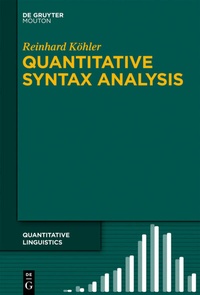 Abbildung von: Quantitative Syntax Analysis - De Gruyter Mouton