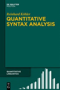 Abbildung von: Quantitative Syntax Analysis - De Gruyter Mouton