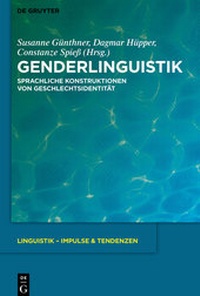 Enlarge image Cover: Genderlinguistik - De Gruyter Mouton