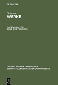 Cover: De Principiis - De Gruyter