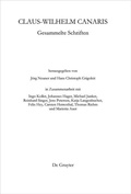 Cover: Claus-Wilhelm Canaris, Gesammelte Schriften - De Gruyter