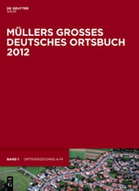 Bild: Müllers Großes Deutsches Ortsbuch 2012 - De Gruyter Saur