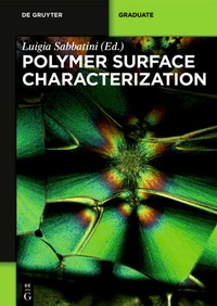 Abbildung von: Polymer Surface Characterization - De Gruyter