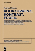 Cover: Kookkurrenz, Kontrast, Profil - De Gruyter