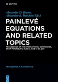 Cover: Painlev&eacute; Equations and Related Topics - De Gruyter
