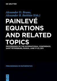 Enlarge image Cover: Painlevé Equations and Related Topics - De Gruyter