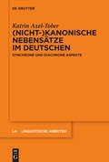 Cover: (Nicht-)kanonische Nebens&auml;tze im Deutschen - De Gruyter