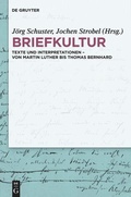 Cover: Briefkultur - De Gruyter
