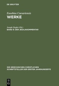 Cover: Der Jesajakommentar - De Gruyter