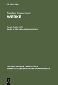 Cover: Der Jesajakommentar - De Gruyter