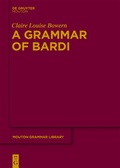 Cover: A Grammar of Bardi - De Gruyter Mouton