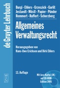 Cover: Allgemeines Verwaltungsrecht - De Gruyter