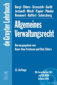 Abbildung von: Allgemeines Verwaltungsrecht - De Gruyter