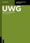 Cover: UWG / Einleitung; &sect;&sect; 1-3 - De Gruyter