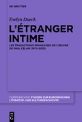 Cover: L'&eacute;tranger intime - De Gruyter