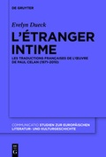 Cover: L'&eacute;tranger intime - De Gruyter