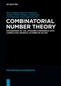 Cover: Combinatorial Number Theory - De Gruyter