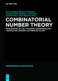 Enlarge image Cover: Combinatorial Number Theory - De Gruyter