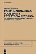 Cover: Polifuncionalidad, polisemia y estrategia ret&oacute;rica - De Gruyter