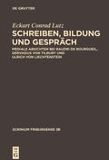Cover: Schreiben, Bildung und Gespr&auml;ch - De Gruyter