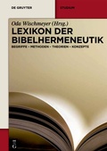 Cover: Lexikon der Bibelhermeneutik - De Gruyter