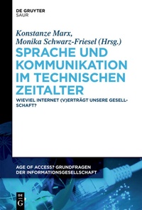 Abbildung von: Sprache und Kommunikation im technischen Zeitalter - De Gruyter Saur