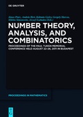 Cover: Number Theory, Analysis, and Combinatorics - De Gruyter