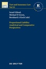 Cover: Proportional Liability: Analytical and Comparative Perspectives - De Gruyter