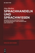 Cover: Sprachhandeln und Sprachwissen - De Gruyter