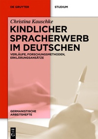 Abbildung von: Kindlicher Spracherwerb im Deutschen - De Gruyter