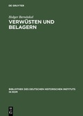 Cover: Verw&uuml;sten und Belagern - De Gruyter