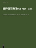 Cover: 1. November 1831 (Nr. 122) - 21. M&auml;rz 1832 (Nr. 71) - De Gruyter Saur