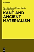 Cover: Kant and Ancient Materialism - De Gruyter