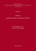 Cover: Homer, gedeutet durch ein gro&szlig;es Lexikon - De Gruyter