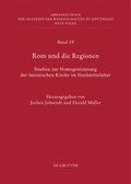 Cover: Rom und die Regionen - De Gruyter