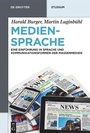 Cover: Mediensprache - De Gruyter