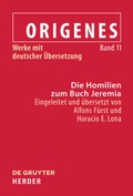 Cover: Die Homilien zum Buch Jeremia - De Gruyter